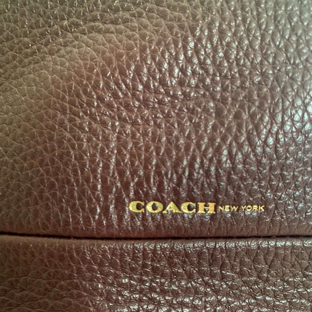 Coach Brown Leather Men's Bag - Picture 2 of 6